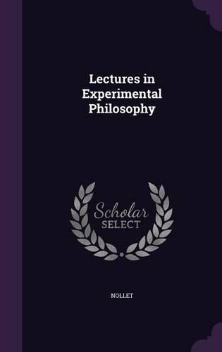Cover image for Lectures in Experimental Philosophy