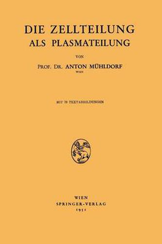 Cover image for Die Zellteilung ALS Plasmateilung