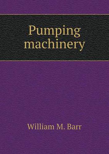 Cover image for Pumping machinery