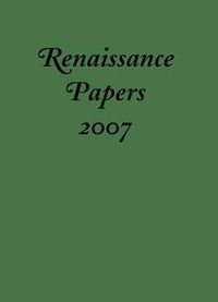Cover image for Renaissance Papers 2007
