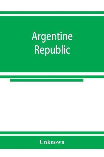 Cover image for Argentine republic