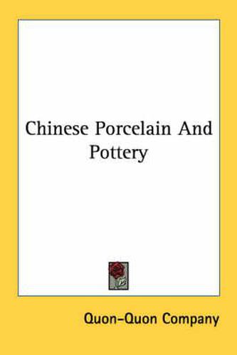 Cover image for Chinese Porcelain and Pottery