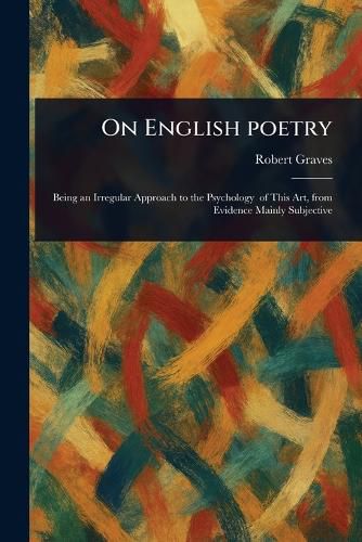 Cover image for On English Poetry