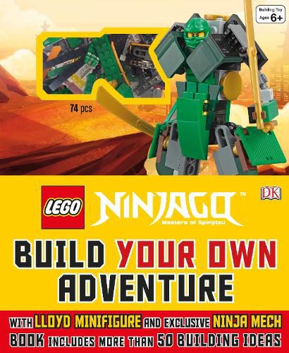 LEGO (R) NINJAGO: Build Your Own Adventure: With Lloyd Minifigure and Exclusive Ninja Merch, Book Includes More Than 50 Buil