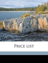 Cover image for Price List