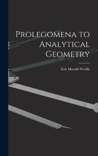 Cover image for Prolegomena to Analytical Geometry