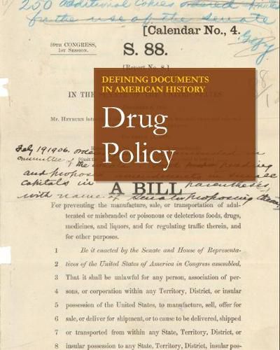 Cover image for Defining Documents in American History: Drug Policy