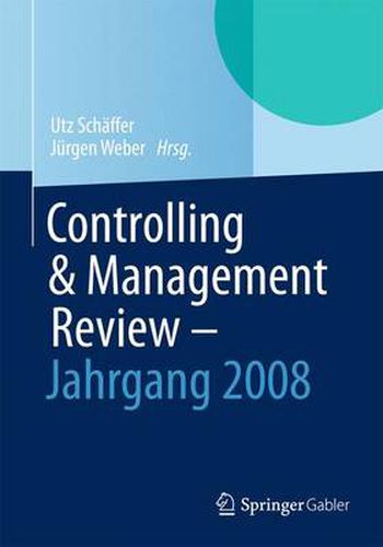 Cover image for Controlling & Management Review - Jahrgang 2008