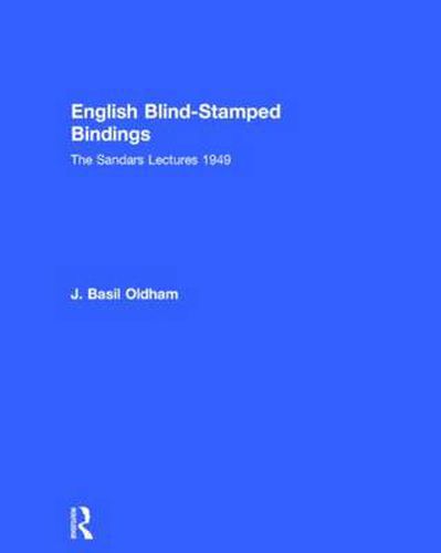 Cover image for English Blind-Stamped Bindings