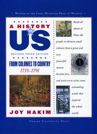 Cover image for A History of US: From Colonies to Country: A History of US Book Three