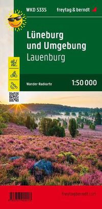 Cover image for Lueneburg and surroundings, hiking, cycling and leisure map 1:50,000, freytag & berndt, WKD 5335