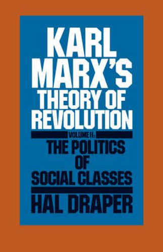 Cover image for Karl Marx's Theory of Revolution