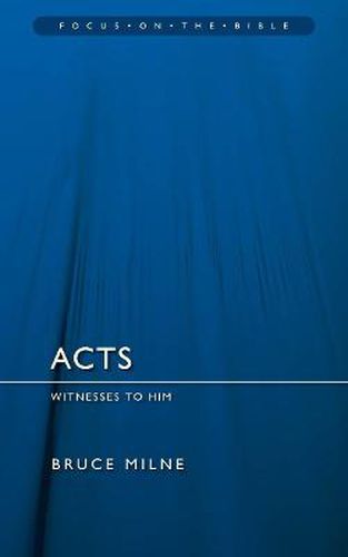 Cover image for Acts: Witnesses to Him