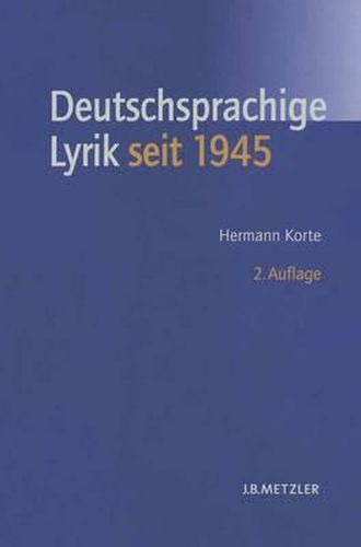 Cover image for Deutschsprachige Lyrik seit 1945