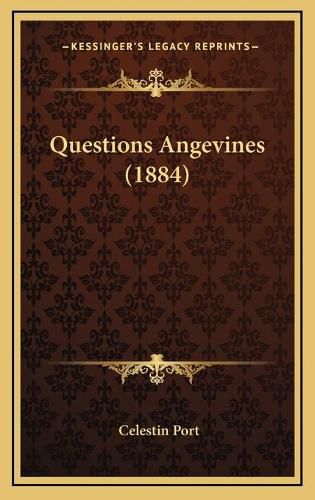 Questions Angevines (1884)