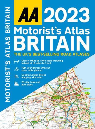 Cover image for Motorist's Atlas Britain 2023