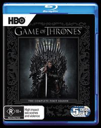 Cover image for Game Of Thrones Series 1 Bluray Dvd