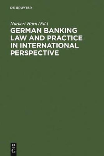 Cover image for German Banking Law and Practice in International Perspective