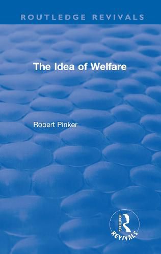 Cover image for The Idea of Welfare