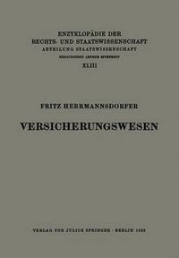 Cover image for Versicherungswesen