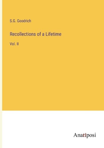 Cover image for Recollections of a Lifetime