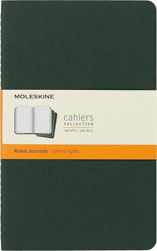 Cahier Large Ruled Notebook Set 3 - Myrtle Green