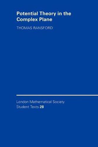 Cover image for Potential Theory in the Complex Plane