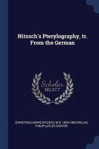 Cover image for Nitzsch's Pterylography, Tr. from the German