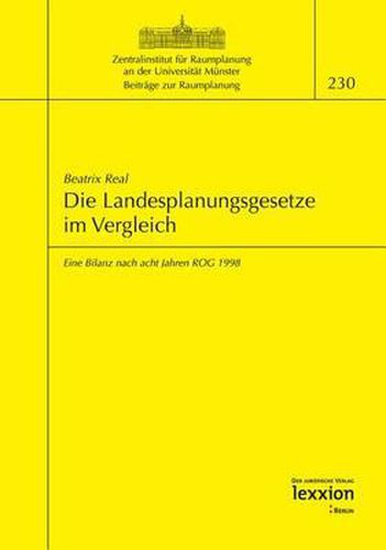 Cover image for Die Landesplanungsgesetze Im Vergleich: Eine Bilanz Nach Acht Jahren Rog 1998