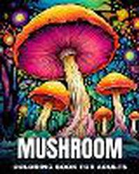 Cover image for Mushroom Coloring Book for Adults