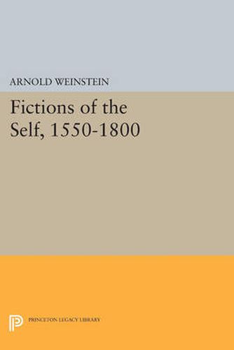 Cover image for Fictions of the Self, 1550-1800