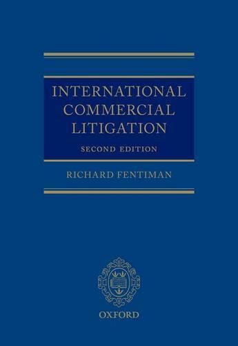 Cover image for International Commercial Litigation