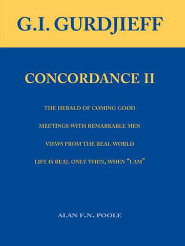 Cover image for Gurdjieff Concordance