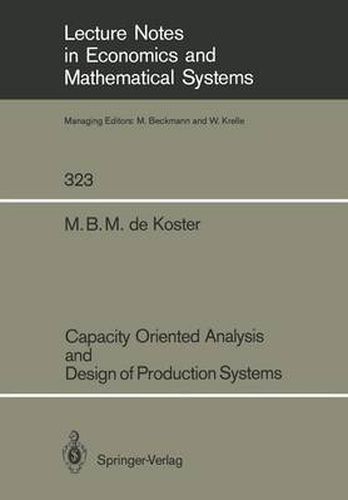 Cover image for Capacity Oriented Analysis and Design of Production Systems