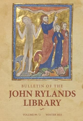 Cover image for Bulletin of the John Rylands Library 99/2