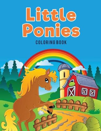Cover image for Little Ponies Coloring Book
