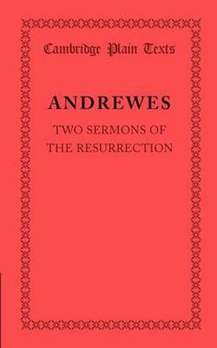 Cover image for Two Sermons of the Resurrection