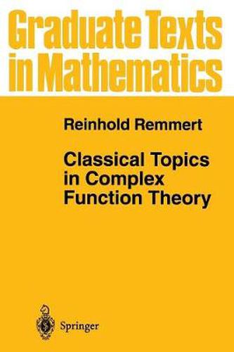 Cover image for Classical Topics in Complex Function Theory