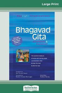 Cover image for Bhagavad Gita: Annotated & Explained (16pt Large Print Edition)