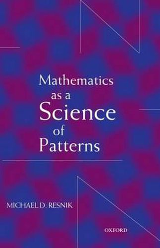 Cover image for Mathematics as a Science of Patterns