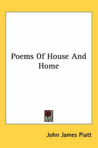 Cover image for Poems of House and Home