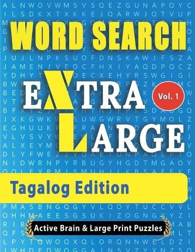 Cover image for WORD SEARCH Extra Large - Tagalog Edition