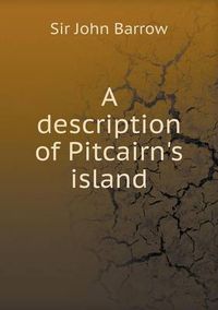 Cover image for A description of Pitcairn's island