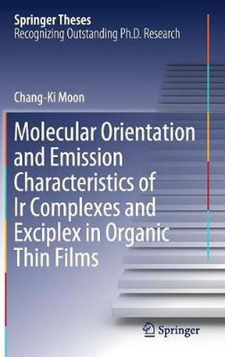 Cover image for Molecular Orientation and Emission Characteristics of Ir Complexes and Exciplex in Organic Thin Films