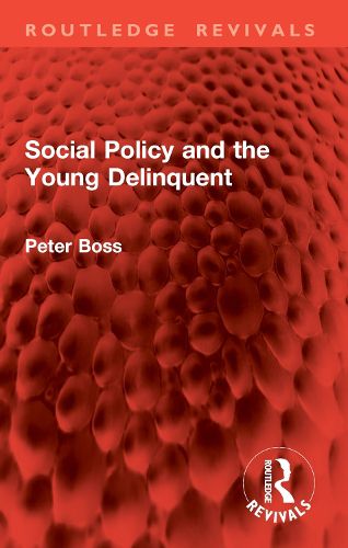 Cover image for Social Policy and the Young Delinquent