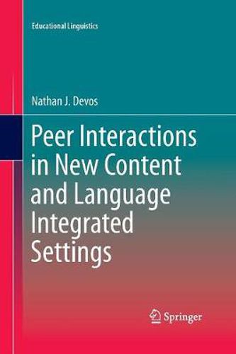 Cover image for Peer Interactions in New Content and Language Integrated Settings