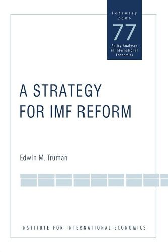 Cover image for A Strategy for IMF Reform