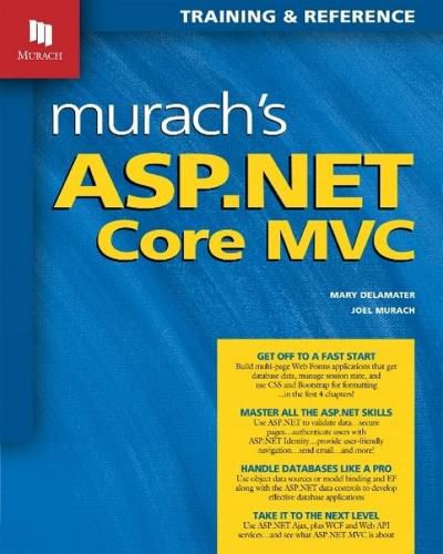 Cover image for Murach's ASP.NET Core MVC