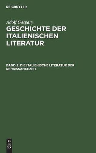 Cover image for Die Italienische Literatur Der Renaissancezeit