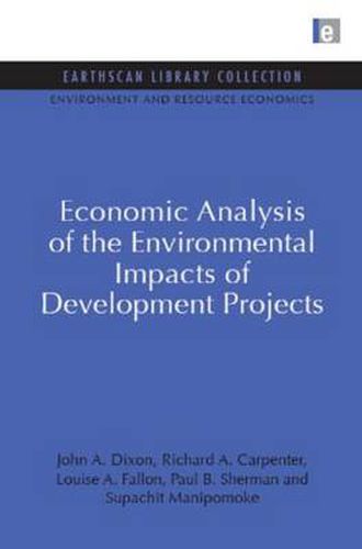 Economic Analysis of the Environmental Impacts of Development Projects